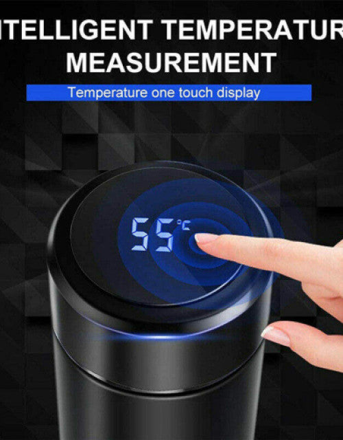 Hot & Cool Smart Vacuum Insulated Thermos Water Bottle With Smart LED Temperature Display