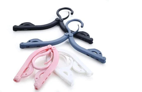 Portable Folding Clothes Hanger Clothes Drying Rack Travel Hangers Collapsible Hangers(pack of 1)