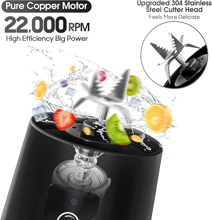 2-in-1 Juicer Bottle | Compact & Sleek | Travel-Friendly