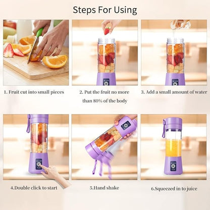 2-in-1 Juicer Bottle | Compact & Sleek | Travel-Friendly